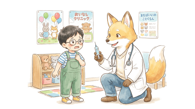 予防接種のシーン