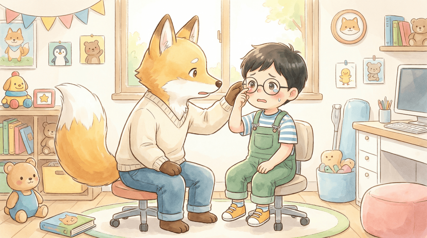 目が赤い・目やにが多い、子どもの結膜炎3タイプの見分け方