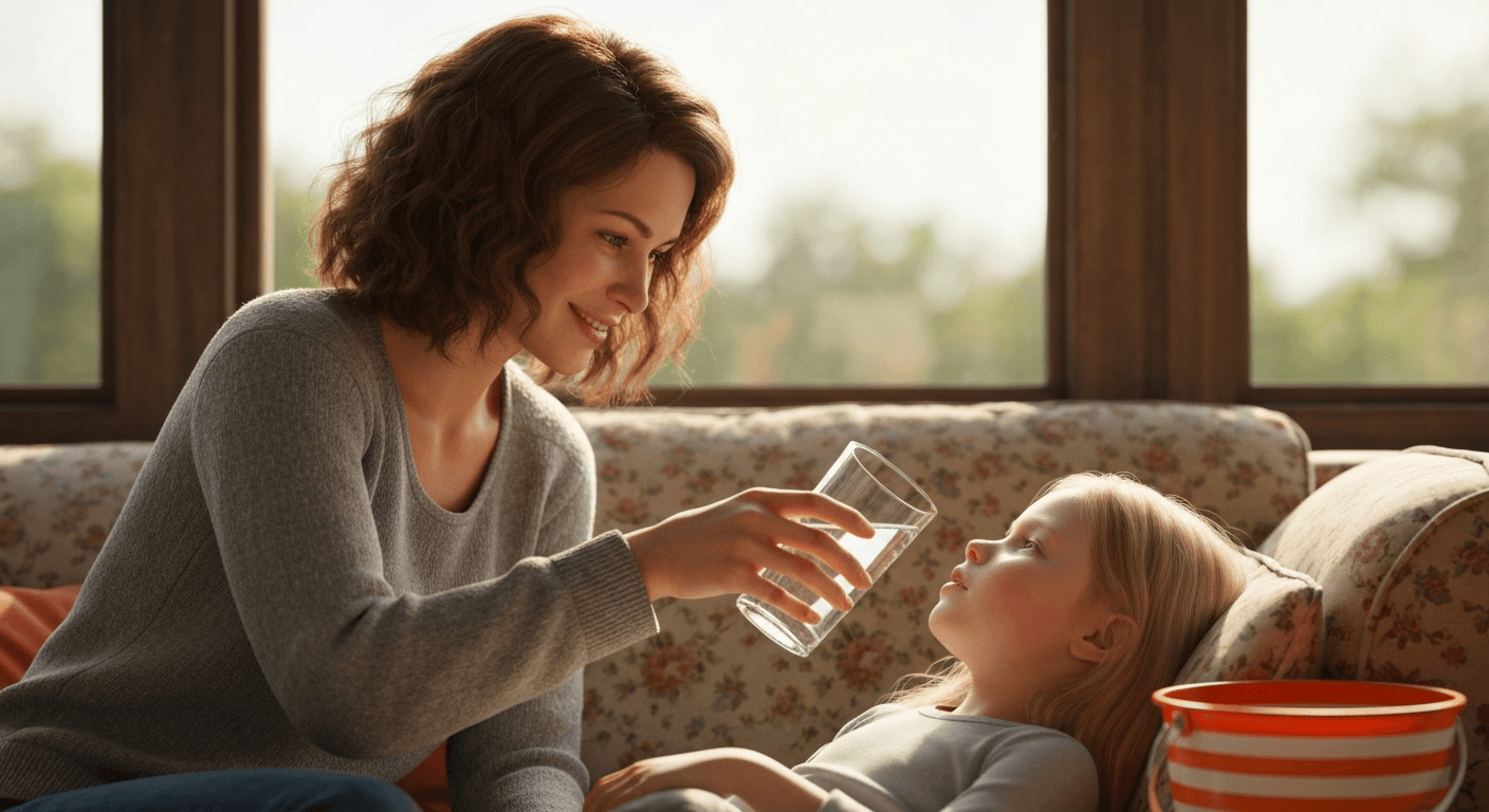 「子どもが突然吐きました！」、ノロウイルスの症状・感染経路・ホームケアを知ろう