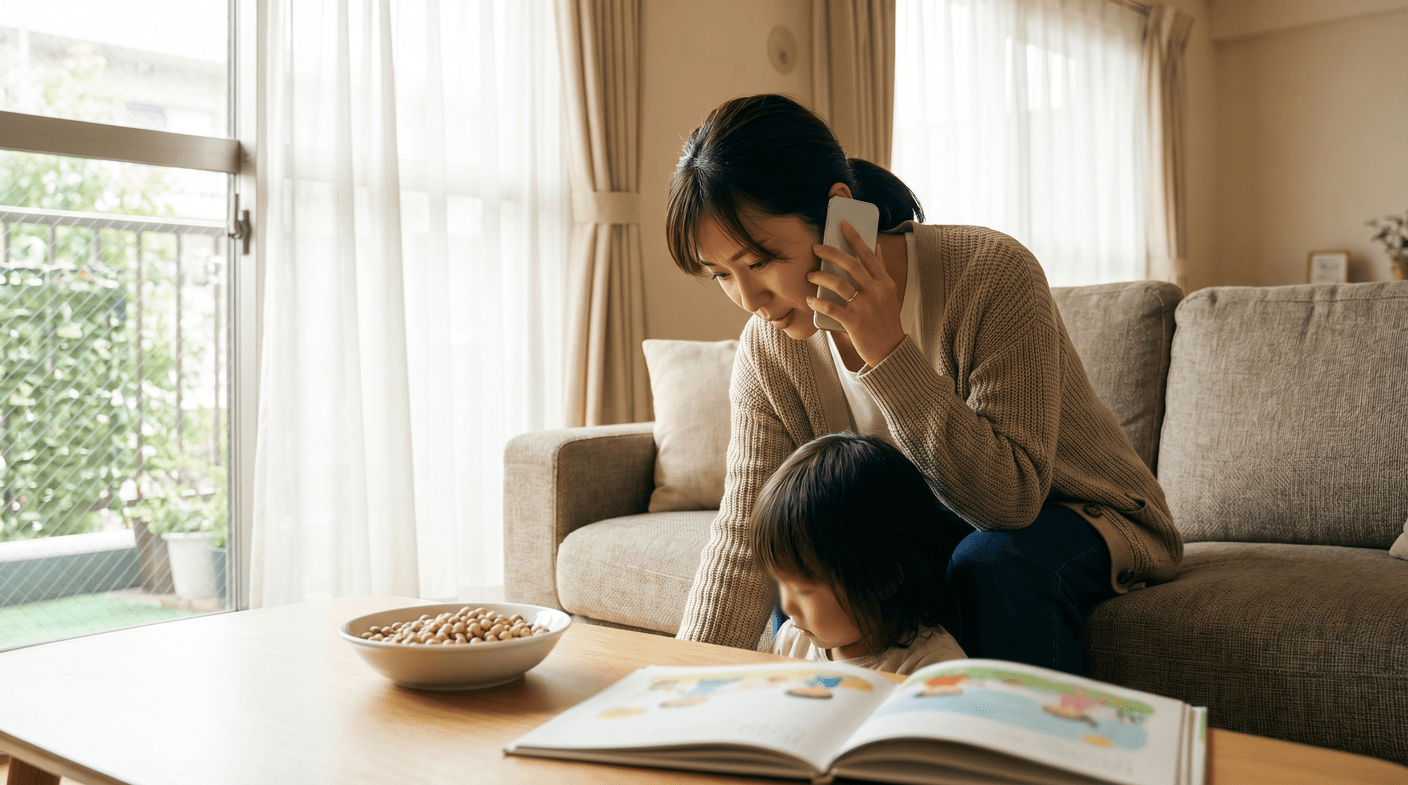 「節分の豆、何歳から？」、豆類の誤嚥リスク