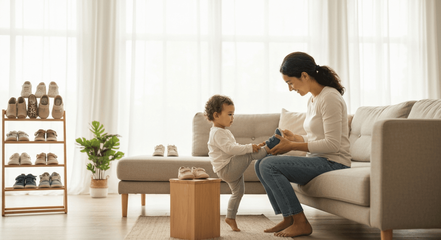 「いつから靴を履かせる？」、正しいサイズ選びと足の発達