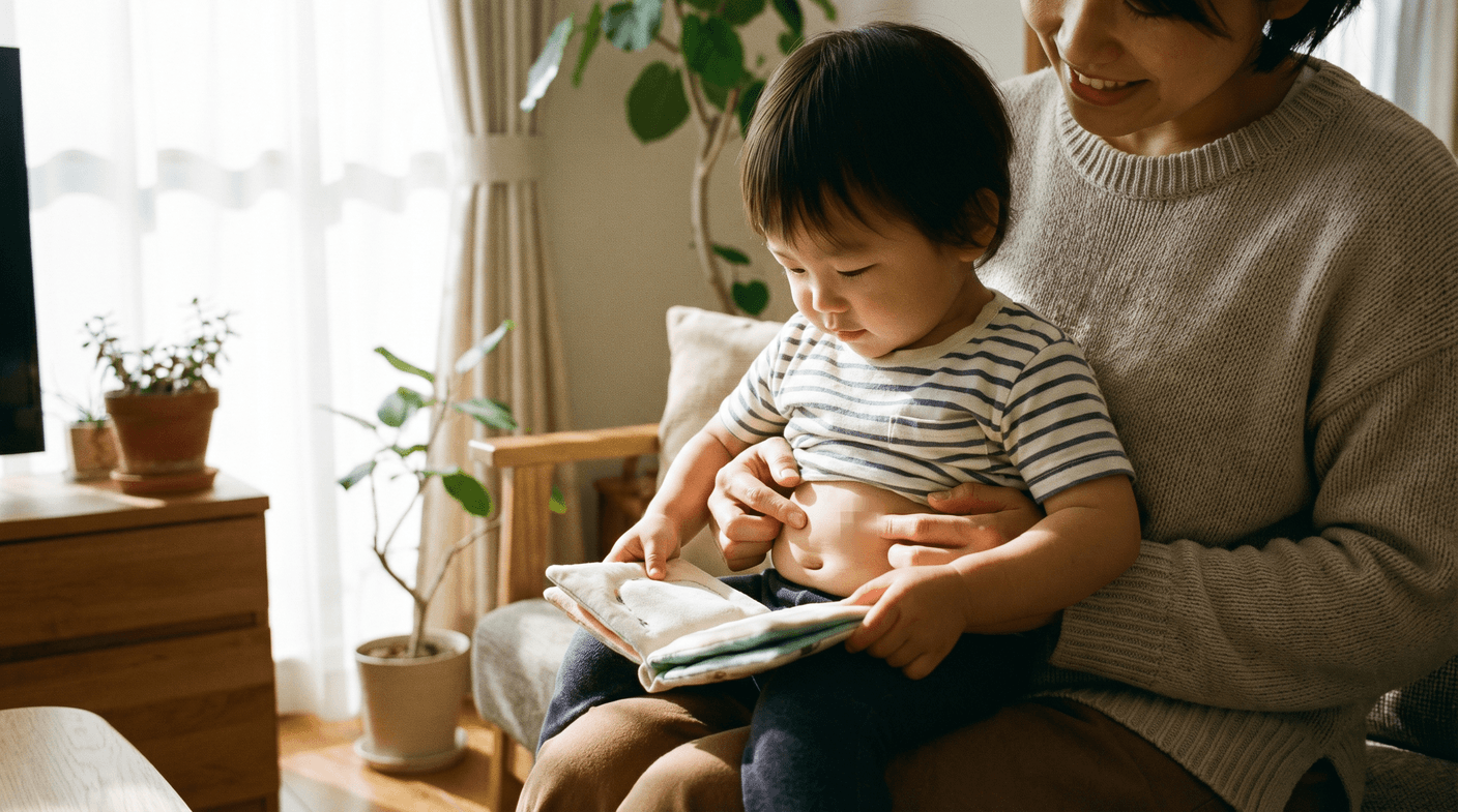 おへその出っ張り、臍ヘルニア