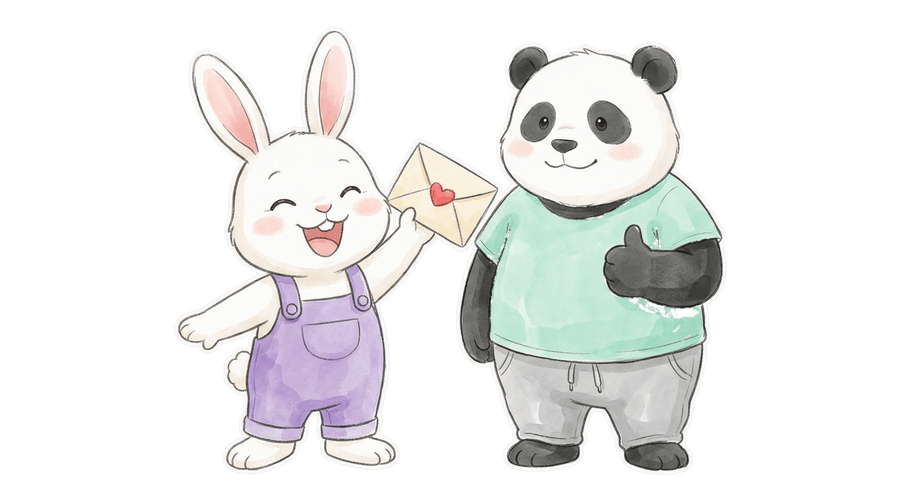 コンコン先生とうさぎさん